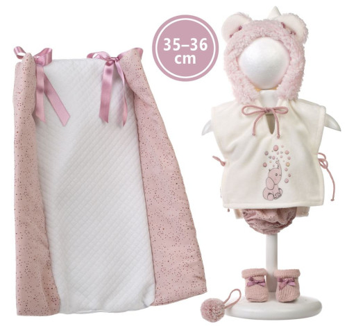 Obleček pro panenku miminko new born velikosti 35-36 cm Llorens