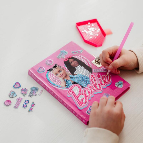 Diamantový deník Barbie Totum