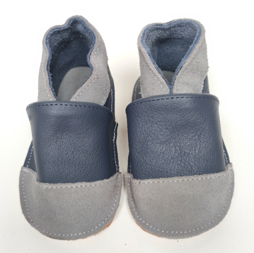Kožené capáčky Barefoot Hopi Go Vel. XL (18-24 měs.) Hopi Hop