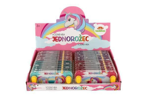 Vodní hra hlavolam jednorožec 4 druhy