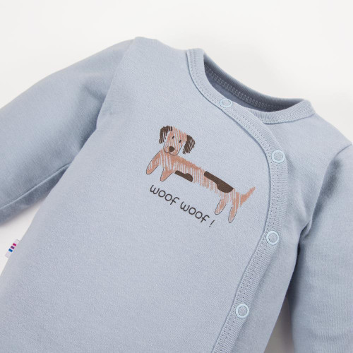 Zavinovací body Puppy Playtime modré s dlouhým rukávem Eevi