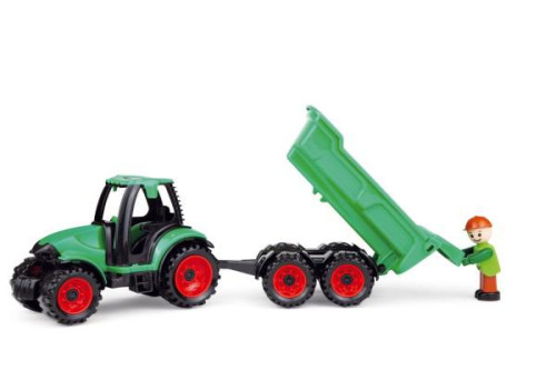 Auto Truckies traktor s vlečkou plast 32 cm s figurkou
