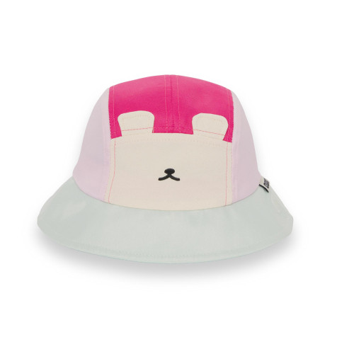 Klobouček s UV ochranou Bear Raspberry KiETLA FUN OURS‘ON