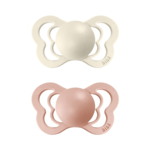 Bibs dudlíky silikon ortodonické 2 ks Couture 0 - 6 měsíců