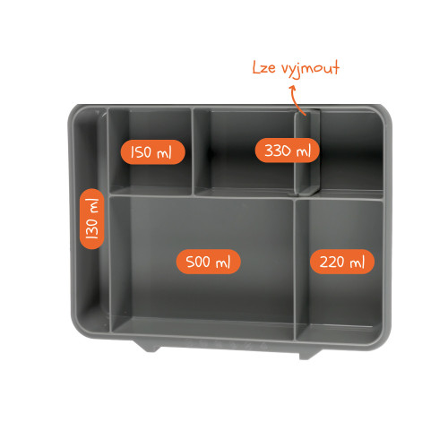 Svačinový box 1 330 ml Zopa