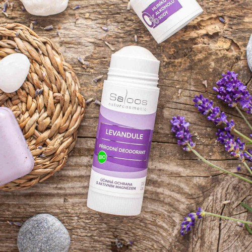 Levandule Bio přírodní deodorant Saloos