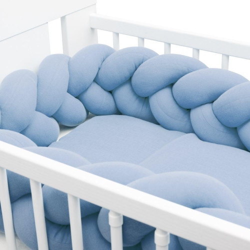 Ochranný mantinel do postýlky cop mušelínový New Baby