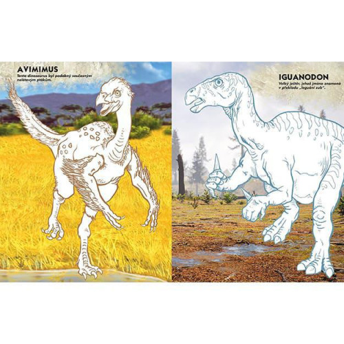Omalovánky s tetováním Dinosauři