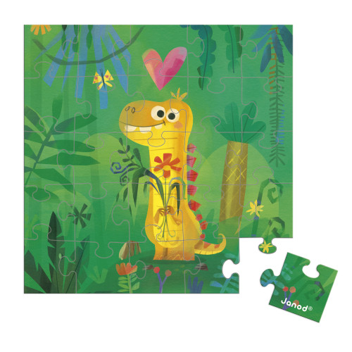 Blahopřání k narozeninám s puzzle Janod
