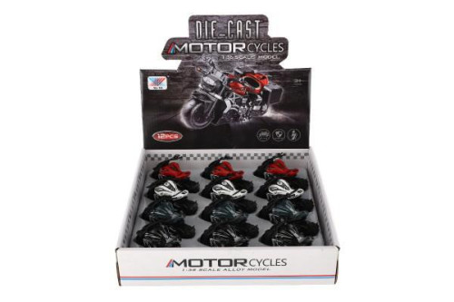 Motorka kov/plast 10 cm na zpětné natažení