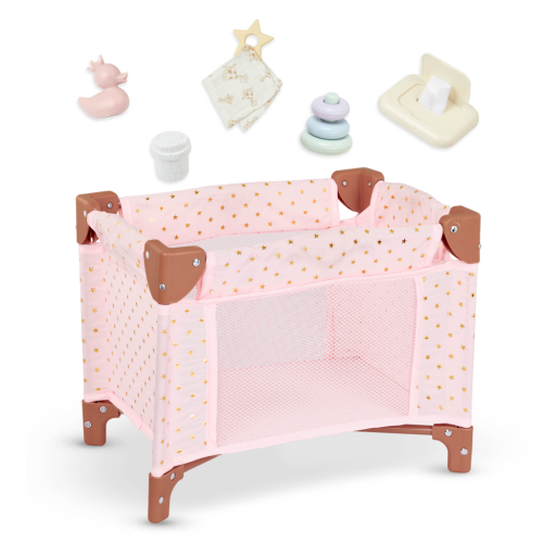Postýlka pro panenku s doplňky LullaBaby