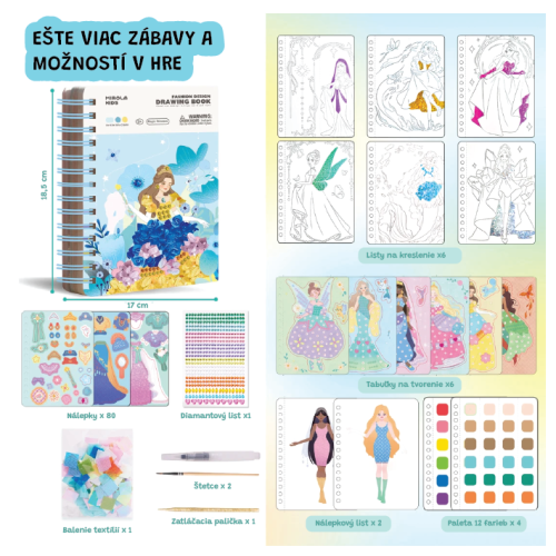 Fashion kreativní kniha Magic Princesses