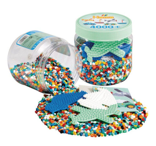Korálky a podložky v tubě 4000 ks Hama MIDI