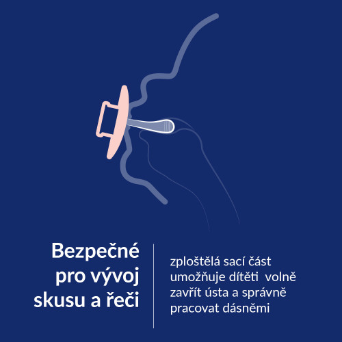 Dudlík svítící silikonový dynamický Prime 6-18 m 2 ks Ivory/Blush Lovi