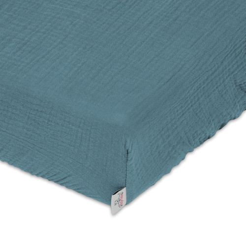Mušelínové prostěradlo s gumou 60 x 120 cm BabyMatex