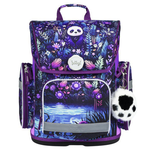 Školní aktovka Ergo Jungle Panda Baagl