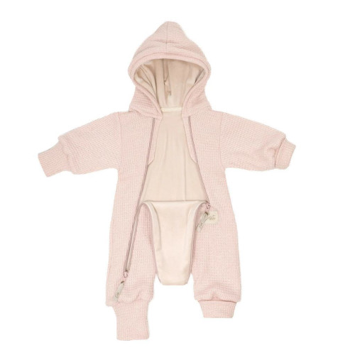 Overal pro miminko rostoucí svetrový Powder pink Esito