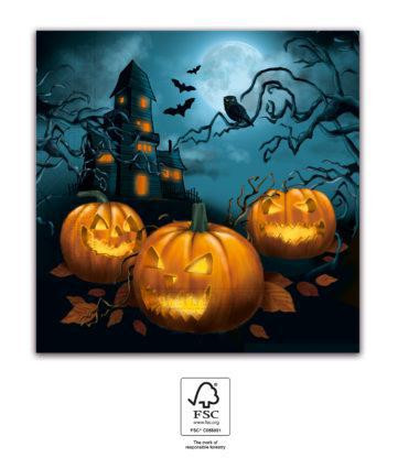 EKO Papírové ubrousky Halloween 33x33 cm/20 ks