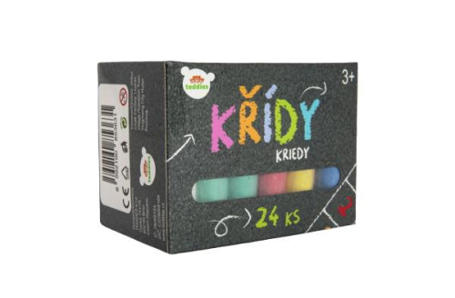 Křídy barevné chodníkové 24ks