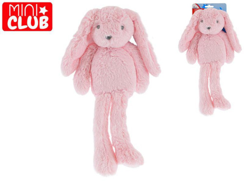 Mini Club zajíček plyšový růžový 30 cm dlouhé nohy