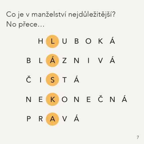 Minikniha Albi - Pro novomanžele