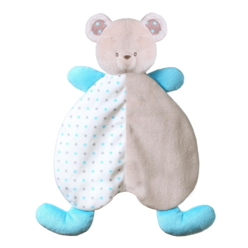 Plyšový usínáček modrý medvídek BabyOno