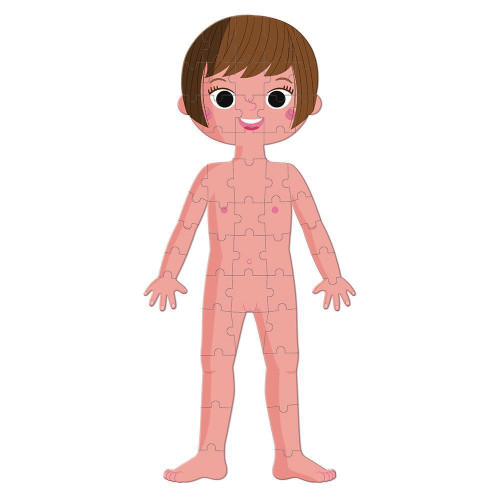 Vzdělávací puzzle Lidské tělo Janod