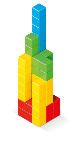 Geomag Magicube Full Color 64 dílků