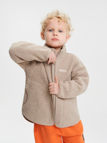 Fleecová bunda Theo Almond Milk Leokid