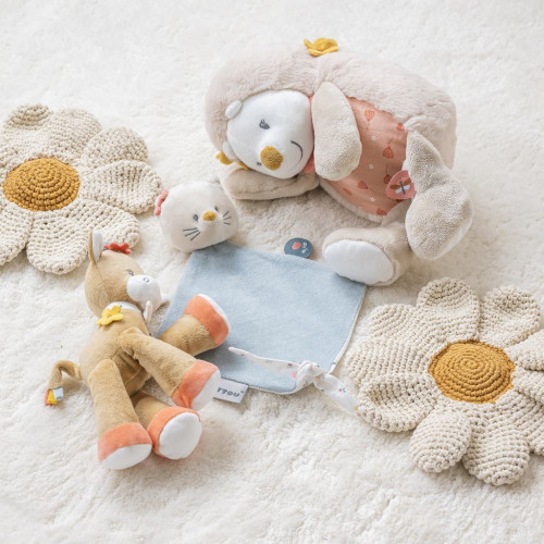 Kravička plyšová mini Mila 20 cm Mila, Zoe & Lana Nattou