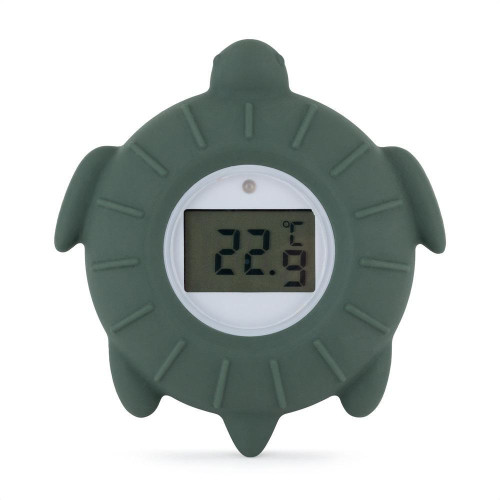 Teploměr silikonový digitální Turtle Terry Misty Green 0 m+ Petite&Mars