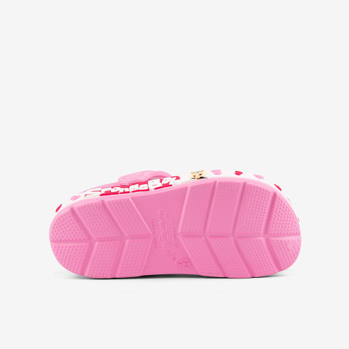 Dětské nazouváky clogsy Lindo SpongeBob Sv. Růžové Coqui