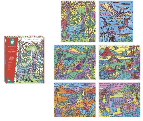 Sada maxi Malování Dinosaurus Janod Atelier