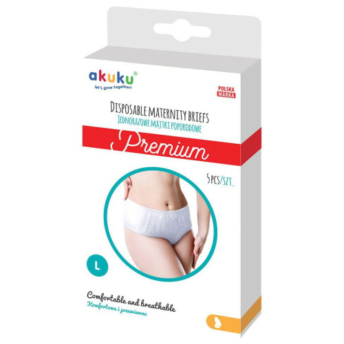 Jednorázové poporodní kalhotky Akuku PREMIUM