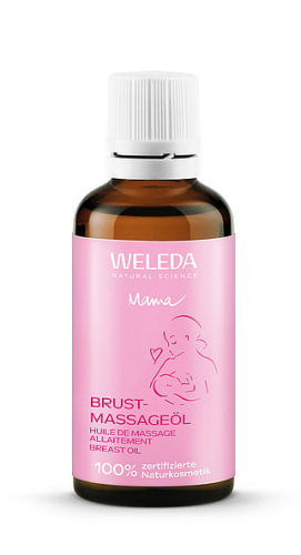 Olej na masáž prsů 50 ml Weleda