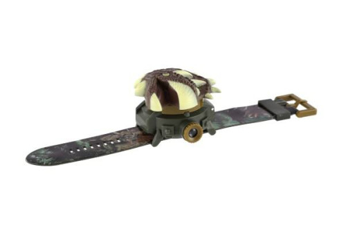 Hodinky s projektorem dinosaurus dětské plast 22 cm na baterie