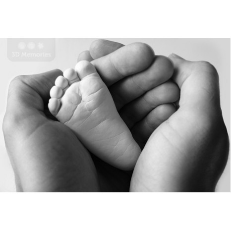3D Memories odlévací sada baby pro 3D odlitek ručiček a nožiček