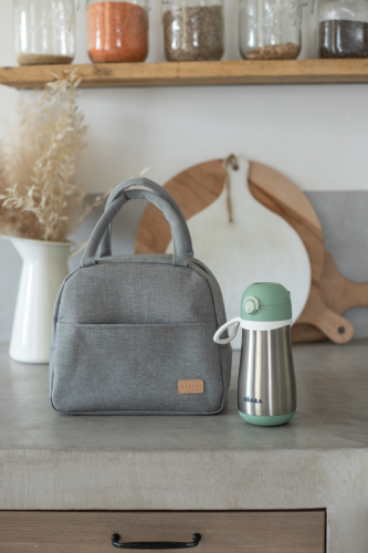Hrnek termoizolační nerez 350 ml Sage Green Beaba