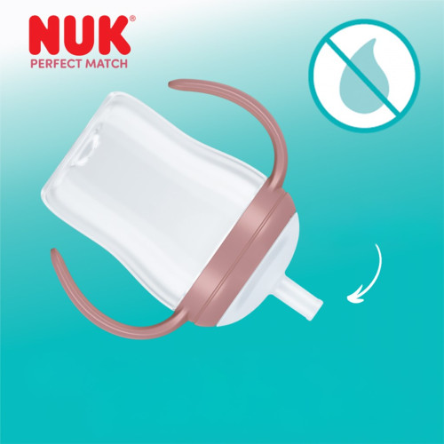 Kojenecká láhev na učení s brčkem 150 ml NUK Perfect Match
