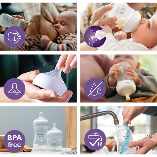 Lahvička na učení Natural Response Philips Avent 150 ml, 6 m+