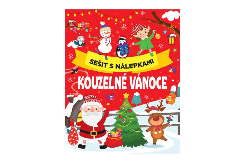 Sešit s nálepkami Kouzelné Vánoce