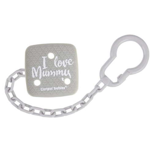 Řetízek na šidítko I love mummy Canpol babies