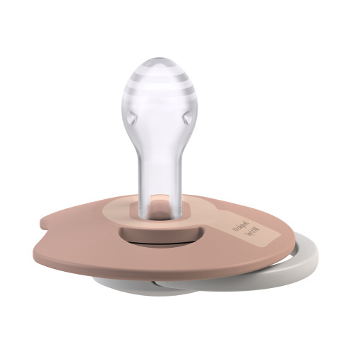Dudlík svítící silikonový dynamický Prime 6-18 m 2 ks Ivory/Blush Lovi