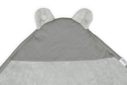 Deka s kapucí Koala mušelínová 95 x 95 cm Babymatex