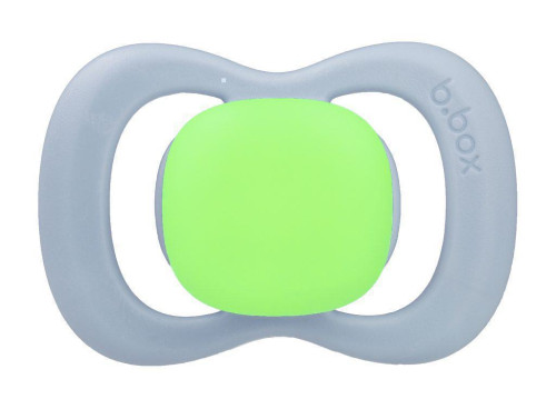 Dudlíky z přírodního kaučuku 2 ks 6 m+ B.box Glow