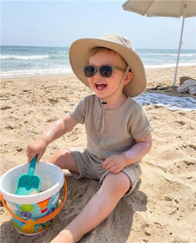 Kojenecká mušelínová košile s kraťasy linen New Baby