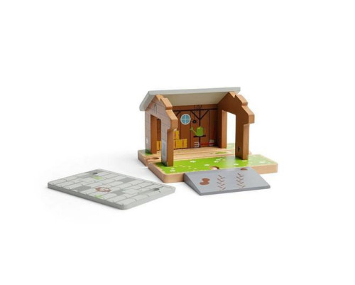 Stodola na kolejích Bigjigs Rail