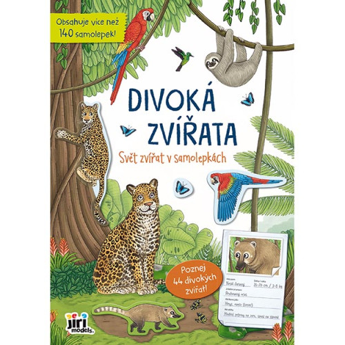 Svět zvířat v samolepkách Divoká zvířata