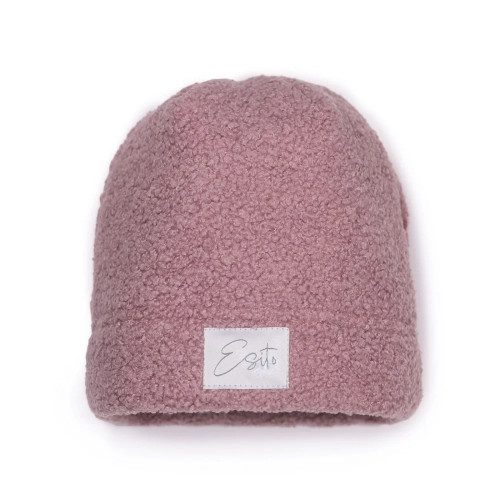 Zimní čepice Teddy fleece double Cyclamen pink Esito