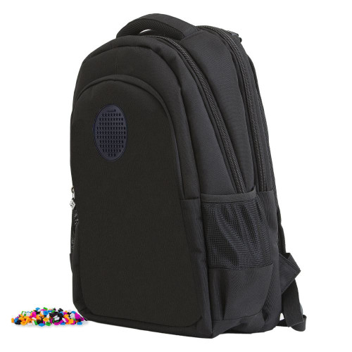 Studentský batoh černý s malým panelem Pixie crew